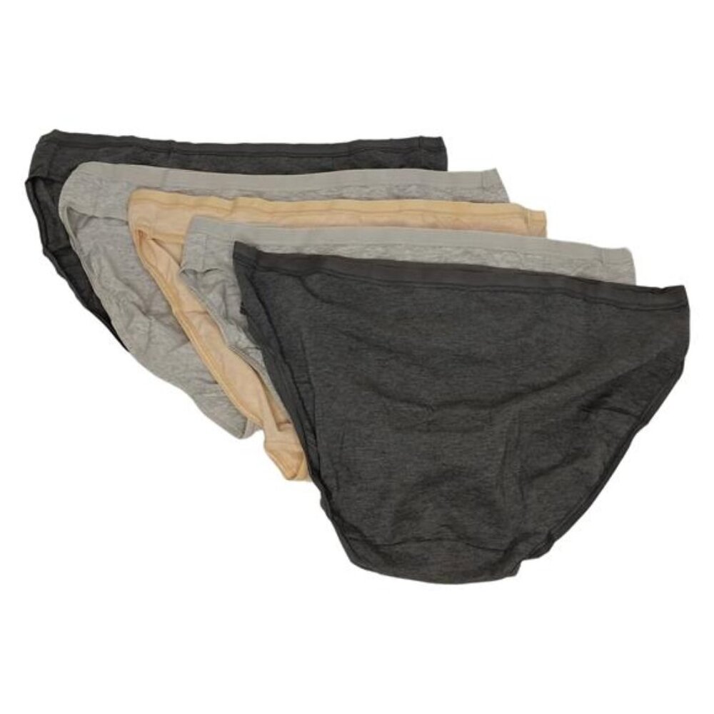 Felina Panties Ladies' Organic Cotton Stretch Bikini, 6-pack (Multi, Large) - Picture 2 of 4